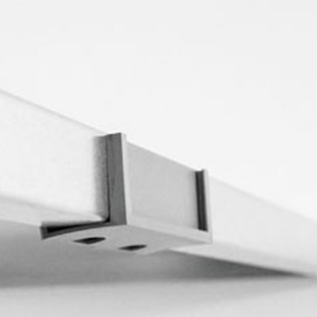 Agosistem M35 Portacartellino Plastica 10 cm Grigio