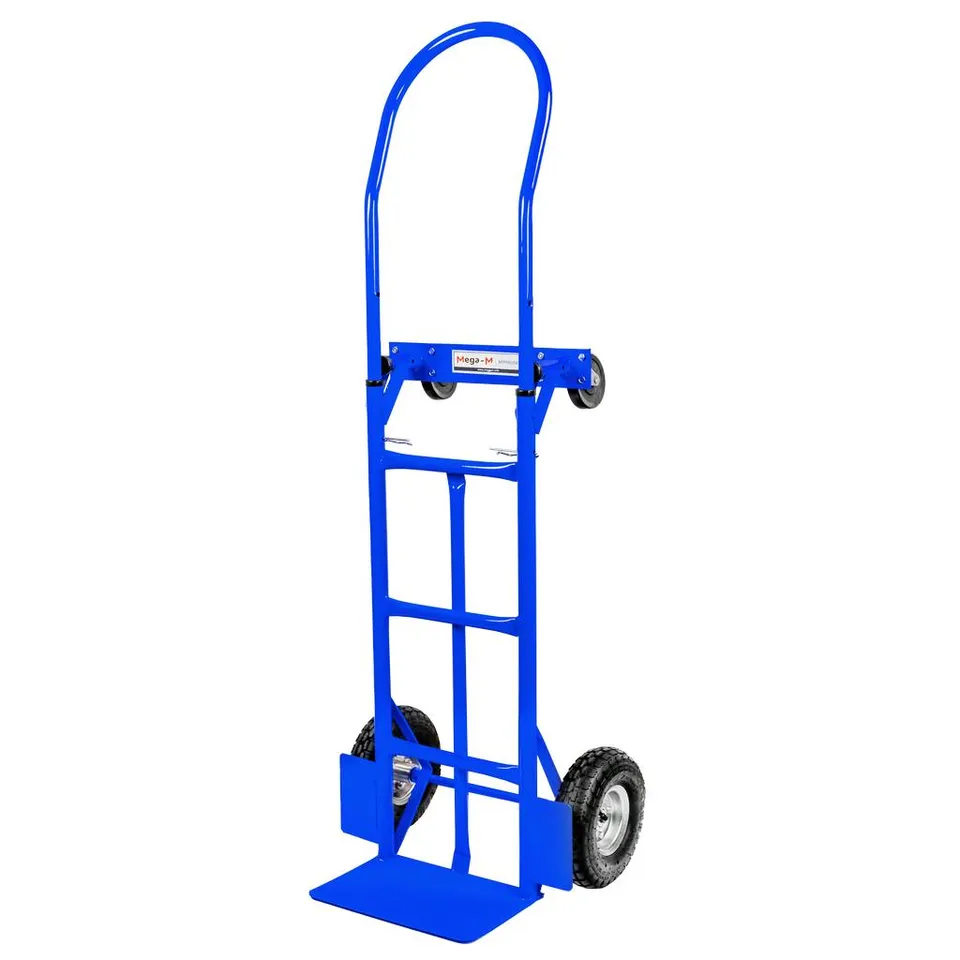 Mega-M 2in1 carrello trasporto pieghevole blu 250 kg
