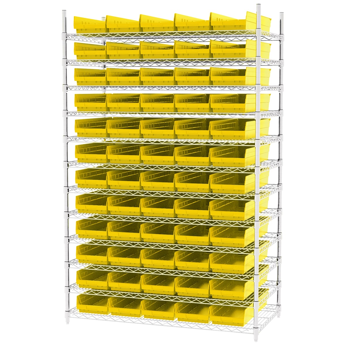 Akro-Mils AWS244830184 scaffale 12 ripiani 60 contenitori