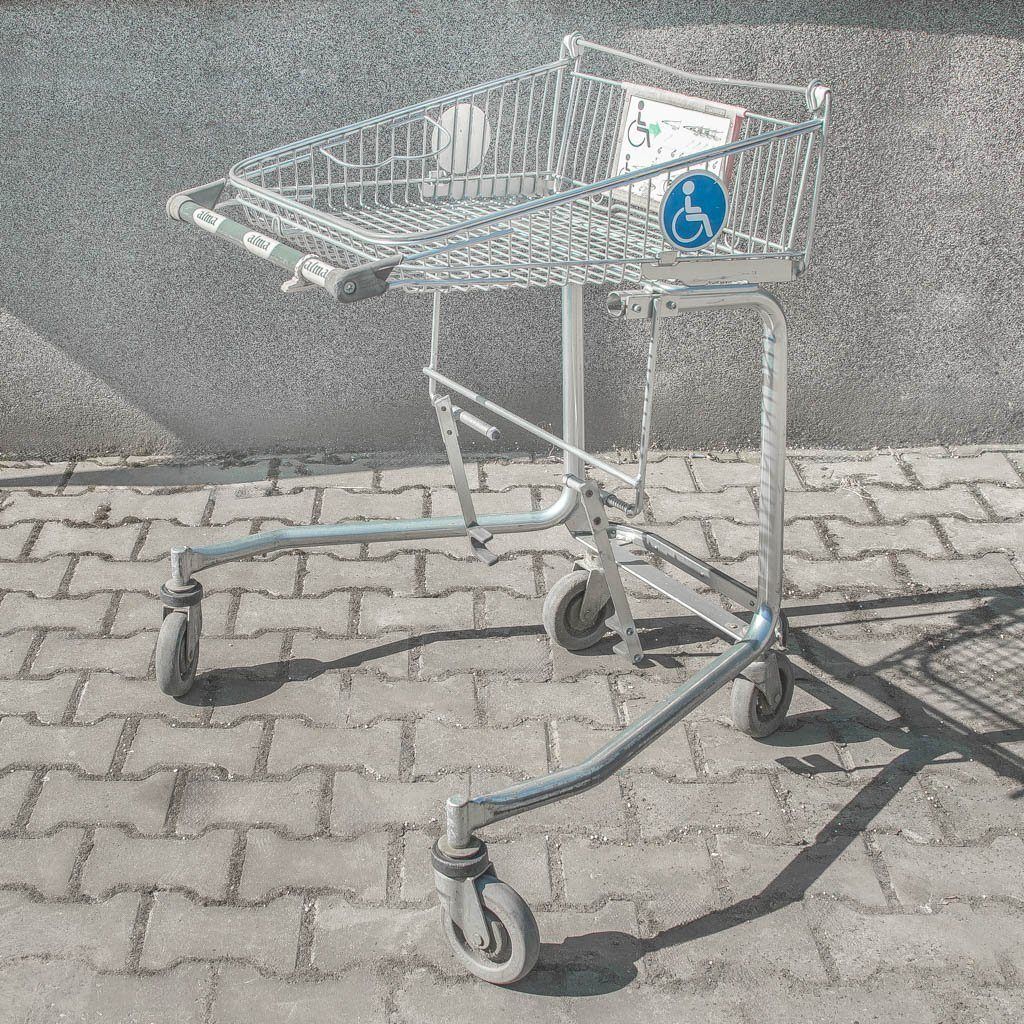 Wanzl S-85 carrello spesa per disabili agganciabile