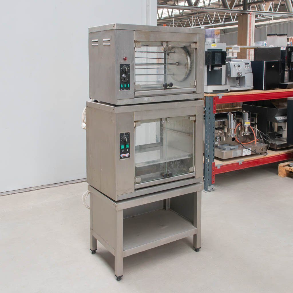 Gastro-Tar OGE-06 + SO-6 girarrosto elettrico 6 polli