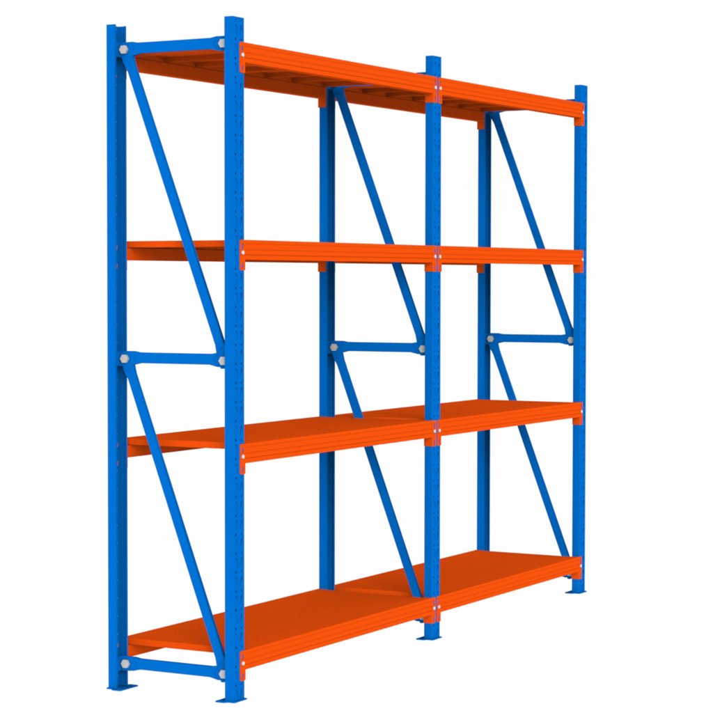 Mega-M Fortis Light H-200 L-392,5 P-60 scaffale 8 ripiani
