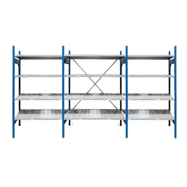 Stow scaffale magazzino 12 ripiani 200x400,5x60 cm 100 kg