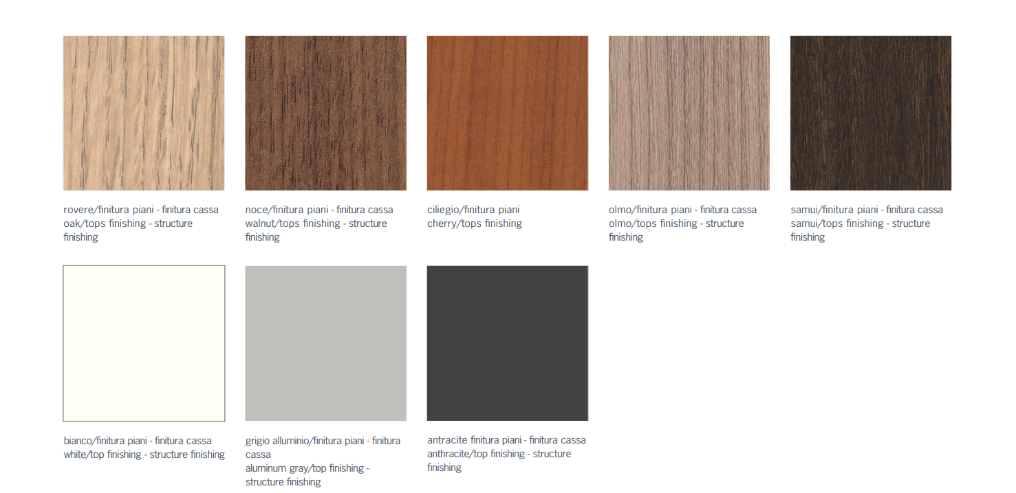 Agosistem Flycom ST825 sala riunioni 4 posti rovere
