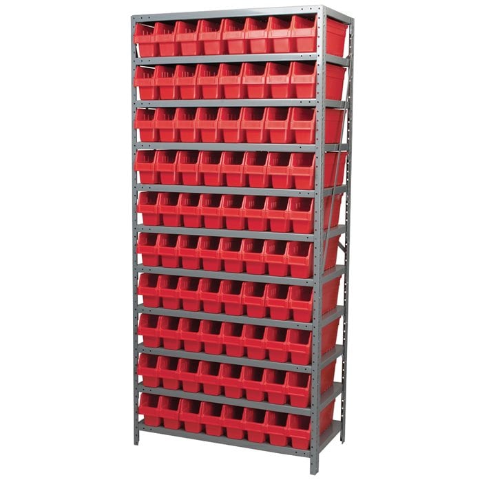 Akro-Mils AS1879048 scaffale acciaio 11 ripiani 80 box