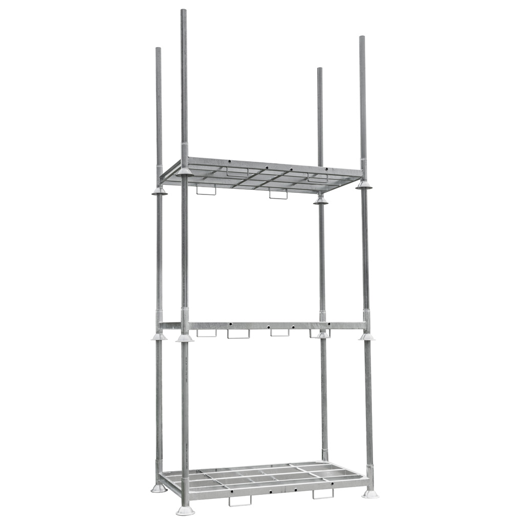 Mega-M Manurack Paletta con Montanti 202,5x118x31 cm
