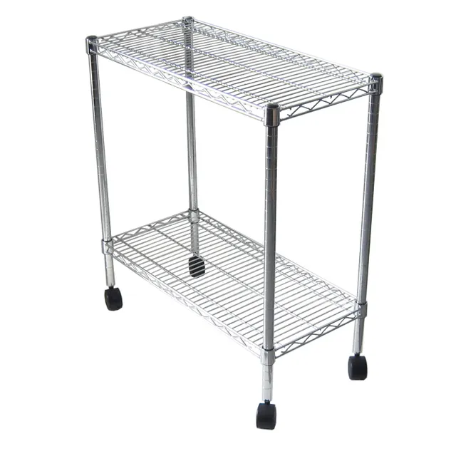 Agosistem Joy Utility carrello 2 piani 60x35 cm cromato