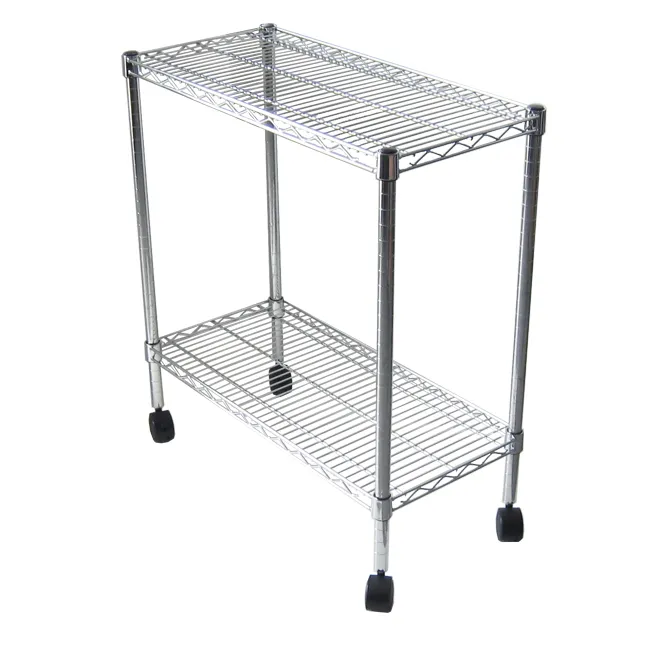 Agosistem Joy Utility carrello 2 piani 60x35 cm cromato