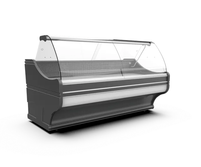 Cebea Wega WCh-6/1 B banco frigo 1200 vetro curvo
