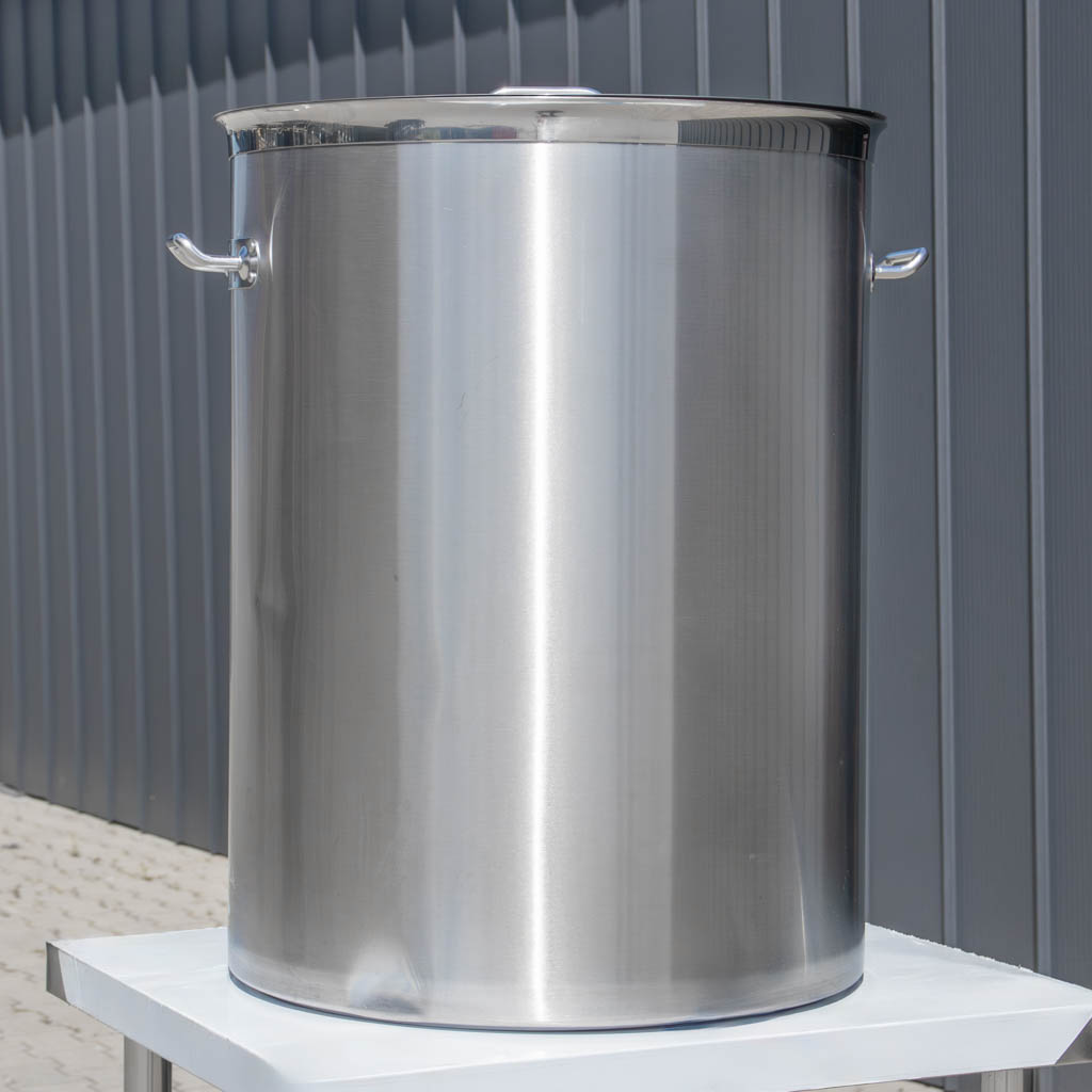 Mega-M Pro pentolone inox 225 L 60x80 cm con coperchio