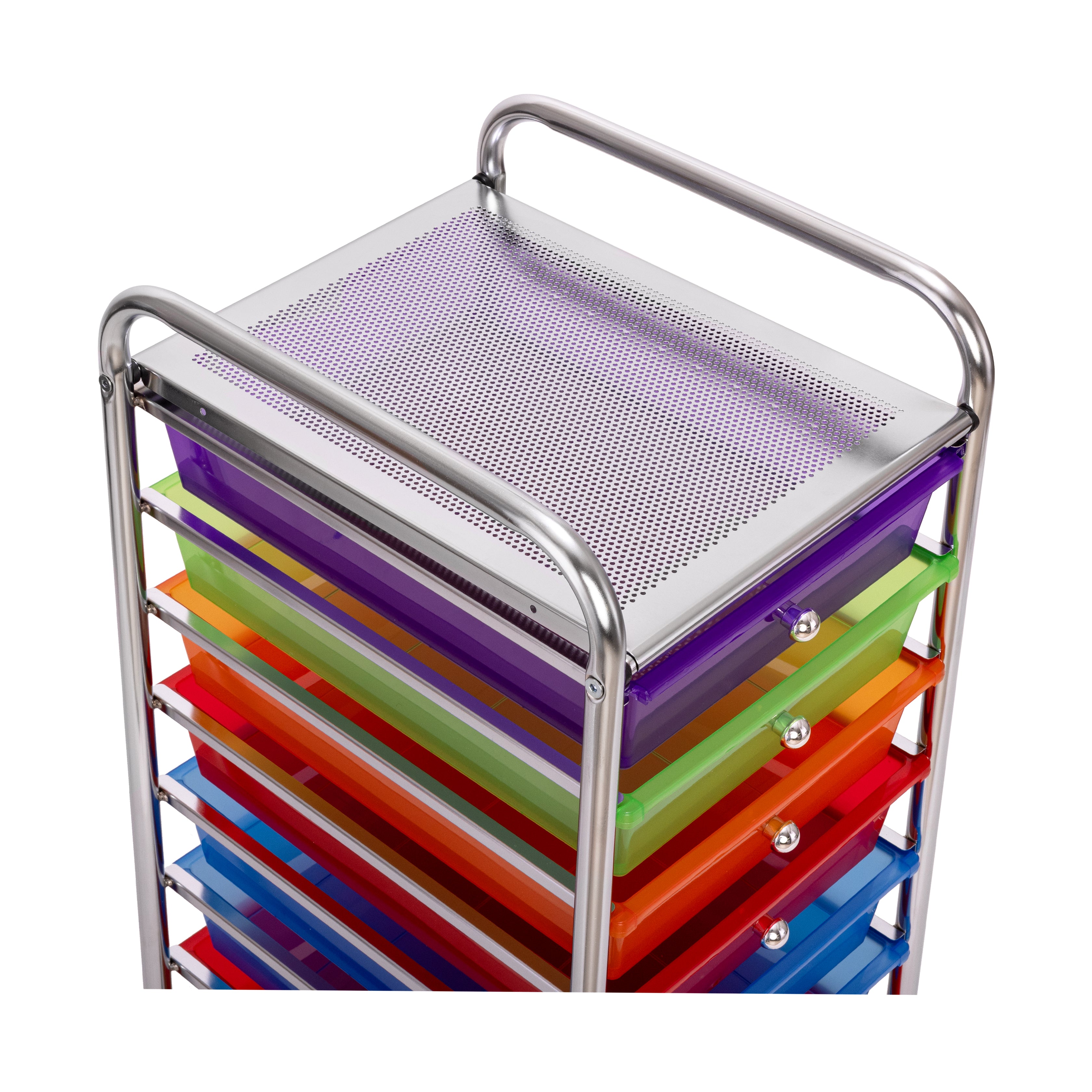 Seville Classics carrello cassettiera 10 cassetti multicolore
