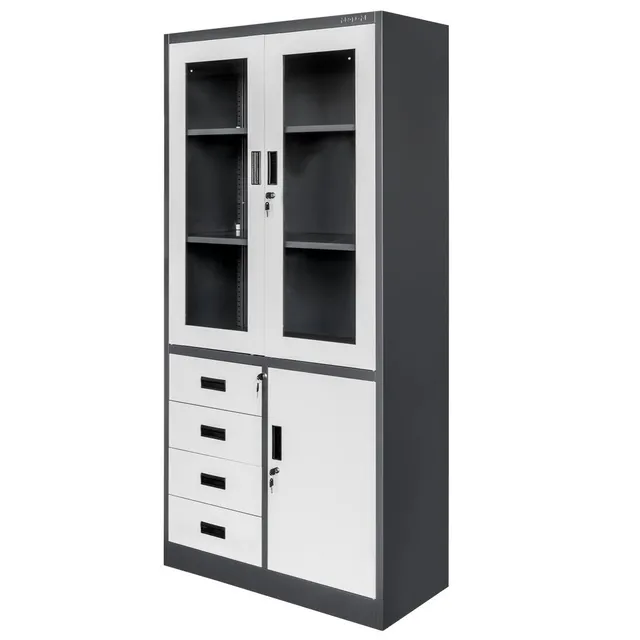 Mega-M Wenus armadio ufficio vetro 90x40x185 cm