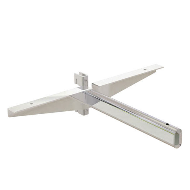 Agosistem reggimensola singola legno 30 cm cromata