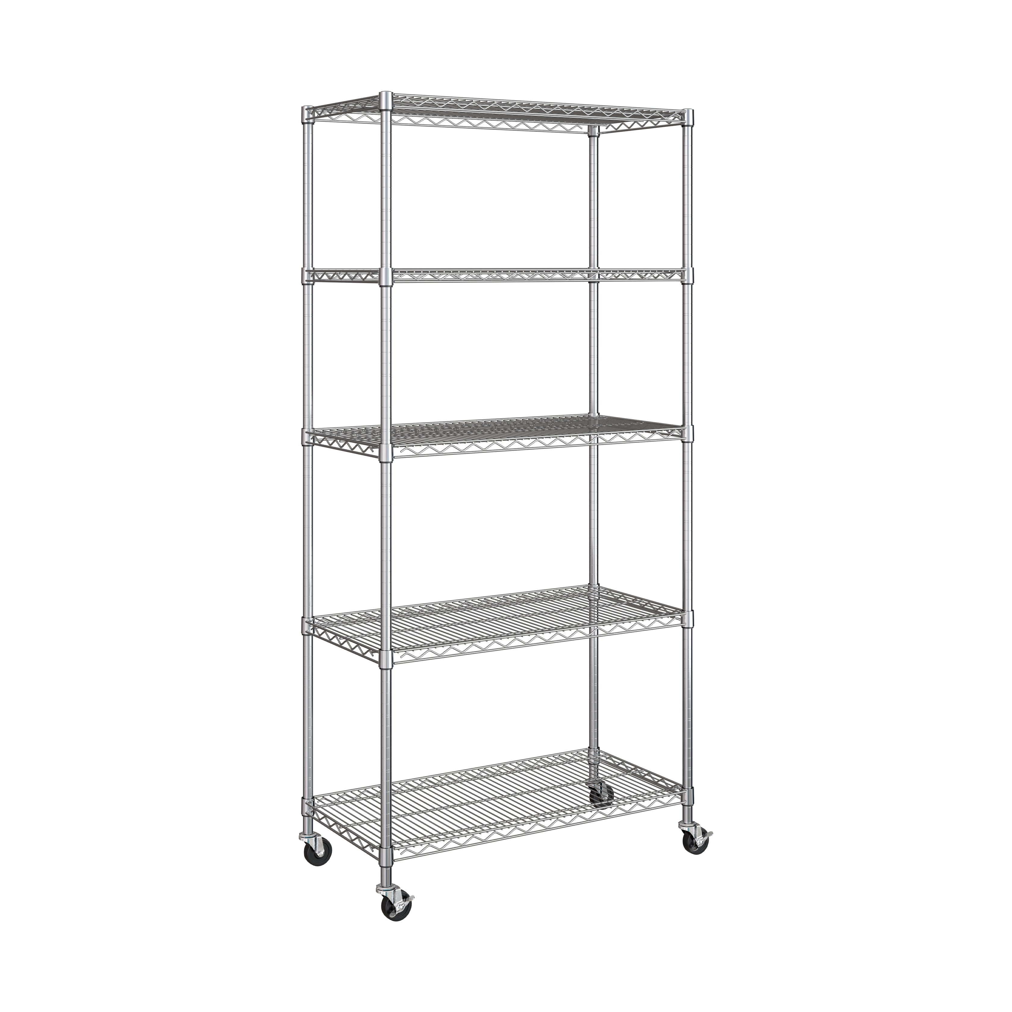 Seville Classics UltraDurable scaffale acciaio 5 ripiani 91cm