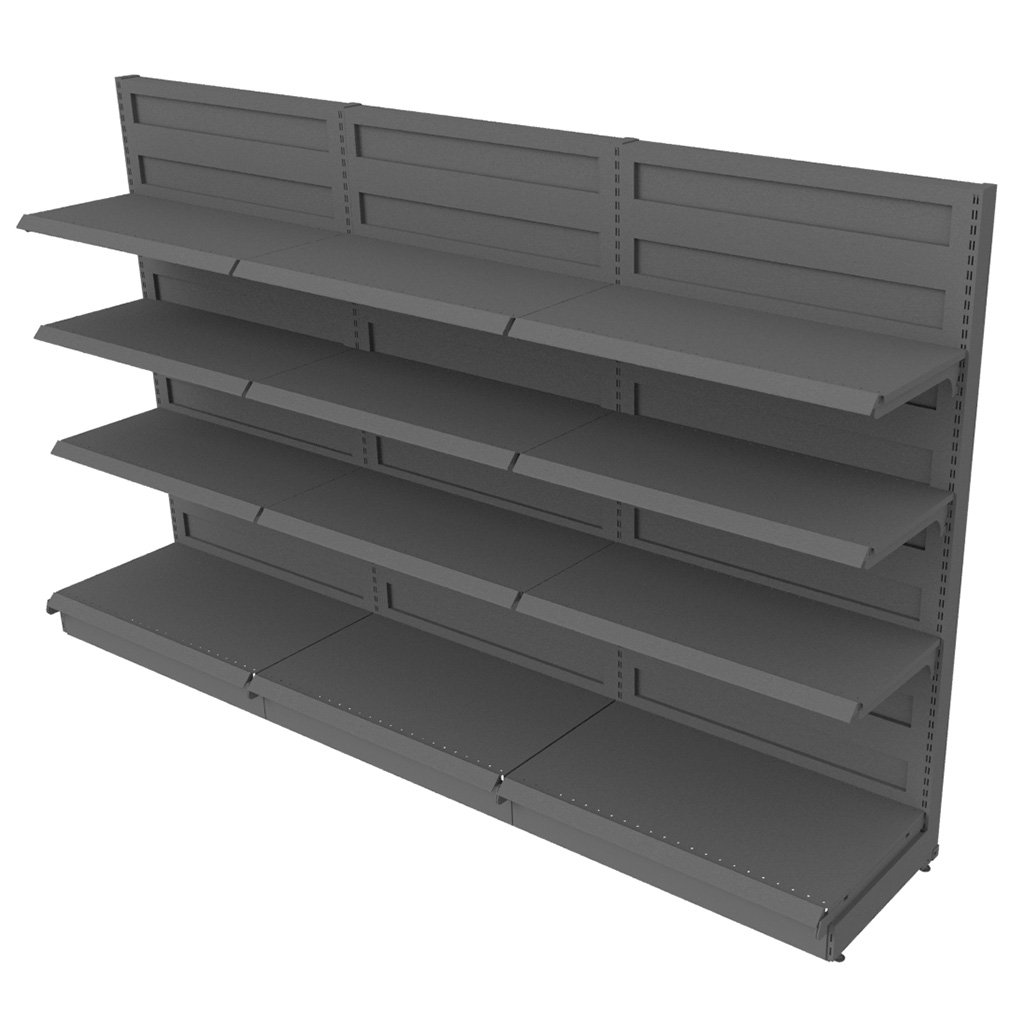 Mega-M Basic H-225 L-303 scaffale negozio a parete antracite