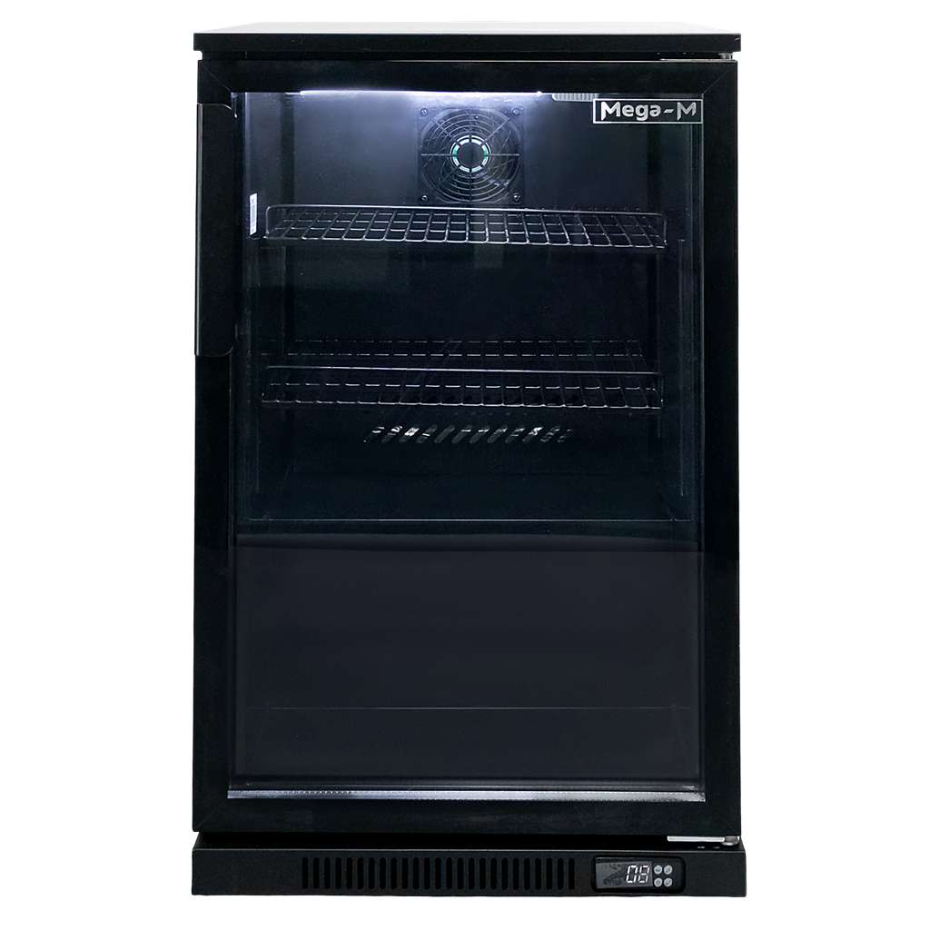 Mega-M Diego S50 vetrina frigo sottobanco 98L nera