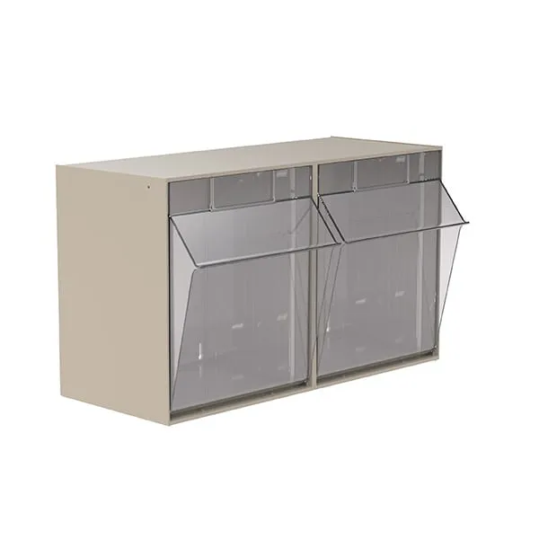 Akro-Mils TiltView 06702 contenitore basculante 2 scomparti