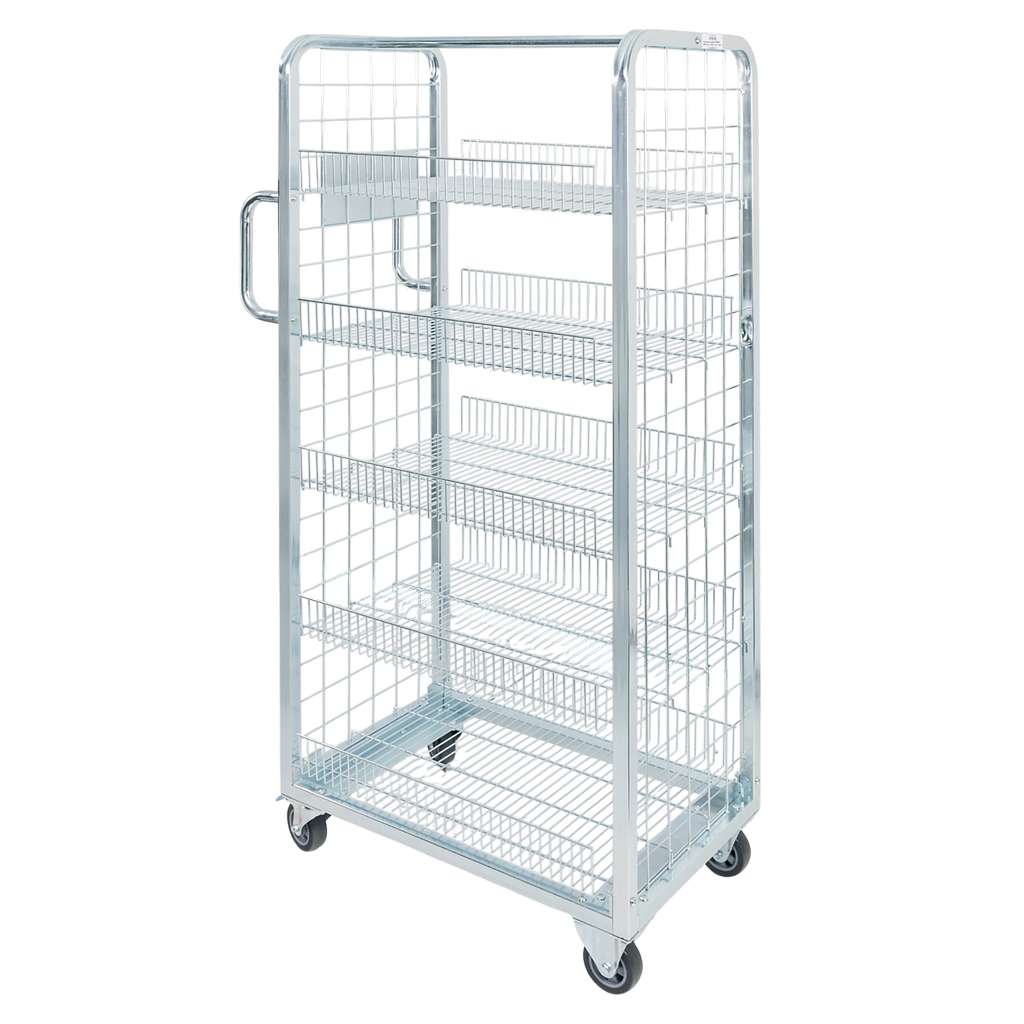 Forkberg Sortus carrello a ripiani 5 ripiani 150 kg zincato