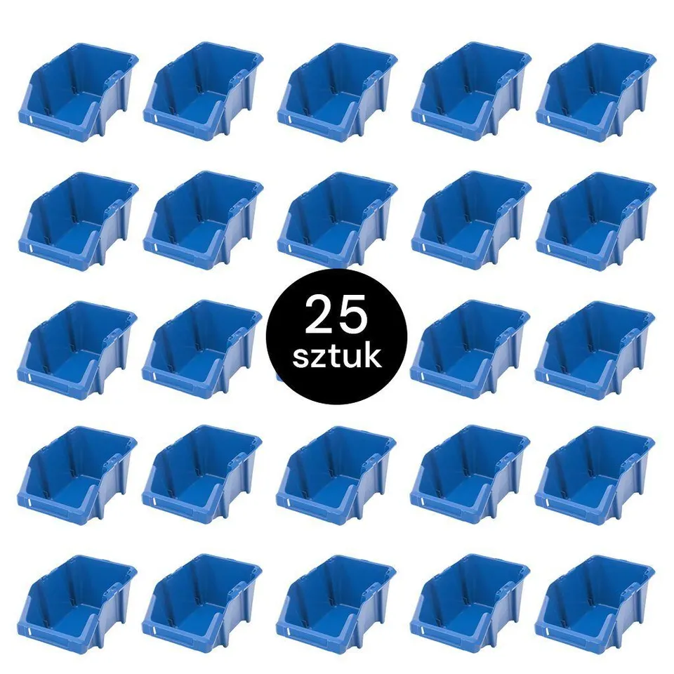 Mega-M S vaschetta portaminuteria blu 15,5x25x12 cm 25 pz