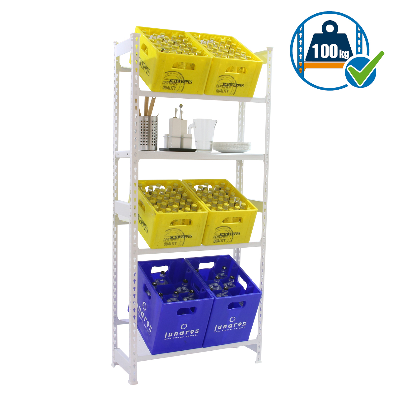 Simonrack SimonBottle scaffale 4 ripiani portabottiglie