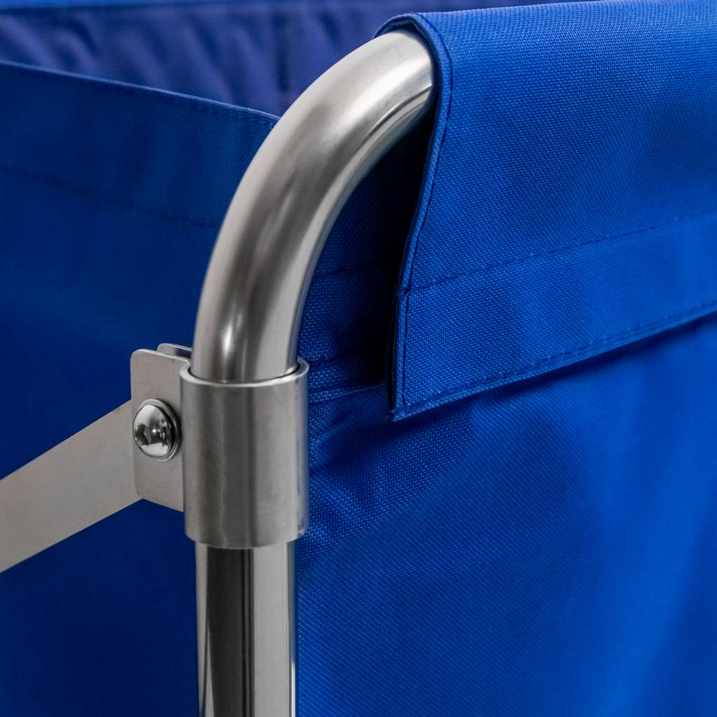 Mega-M carrello biancheria pieghevole blu 86x65x80 400 L