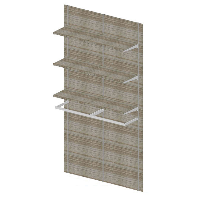 Agosistem Sistema 58 Kit 04 parete attrezzata L 130 cm legno