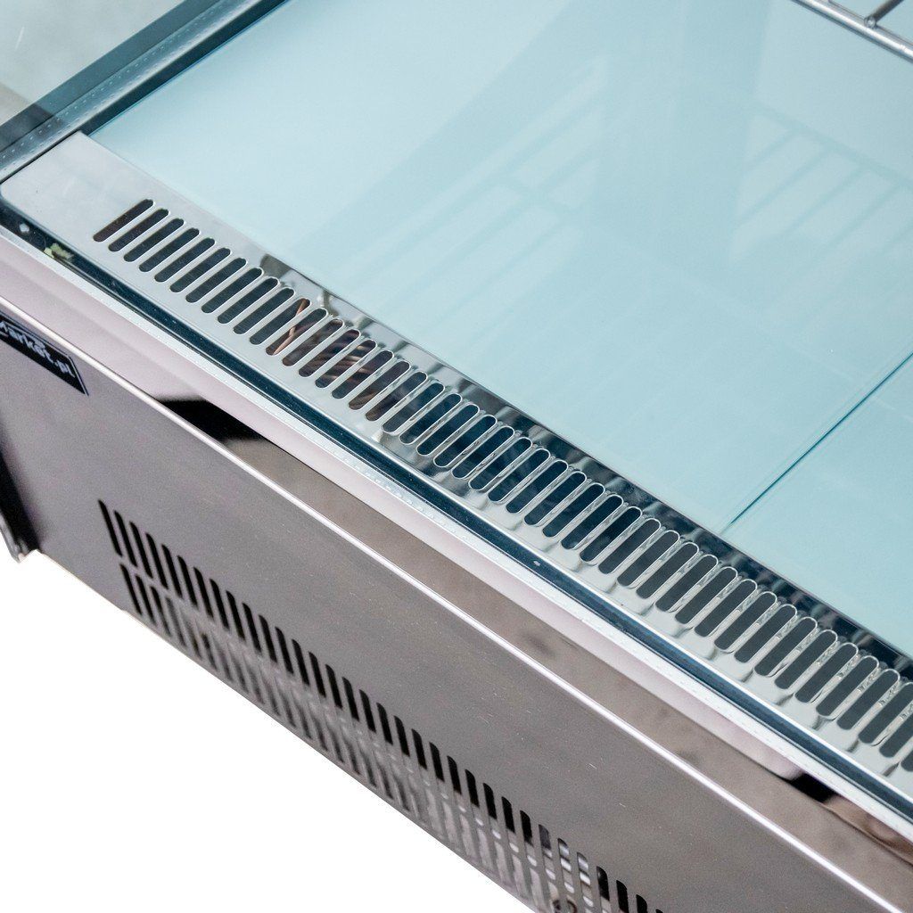 Mega-M Elsa Mini S90 Vetrina Refrigerata da Banco Inox +2/+8°C