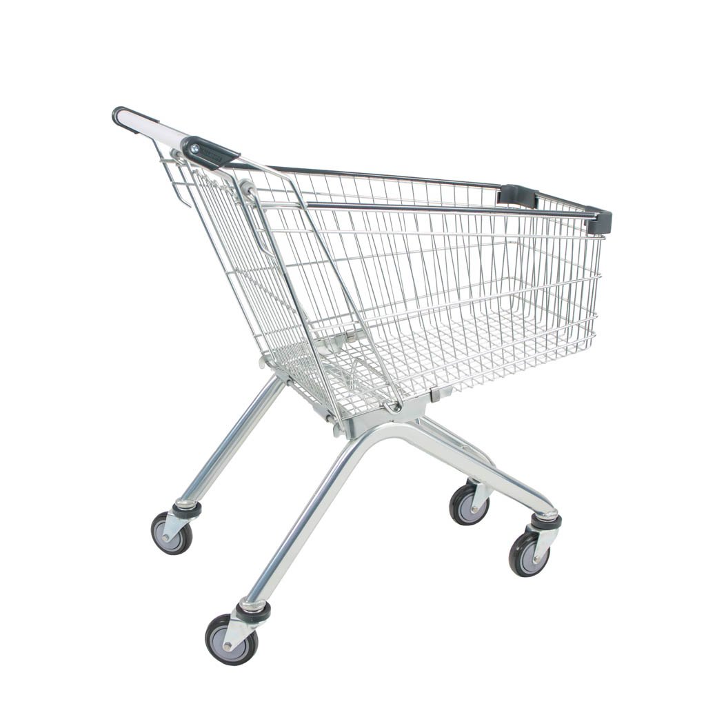 Mega-M YR 95L carrello spesa zincato 50 cm set 6 pezzi