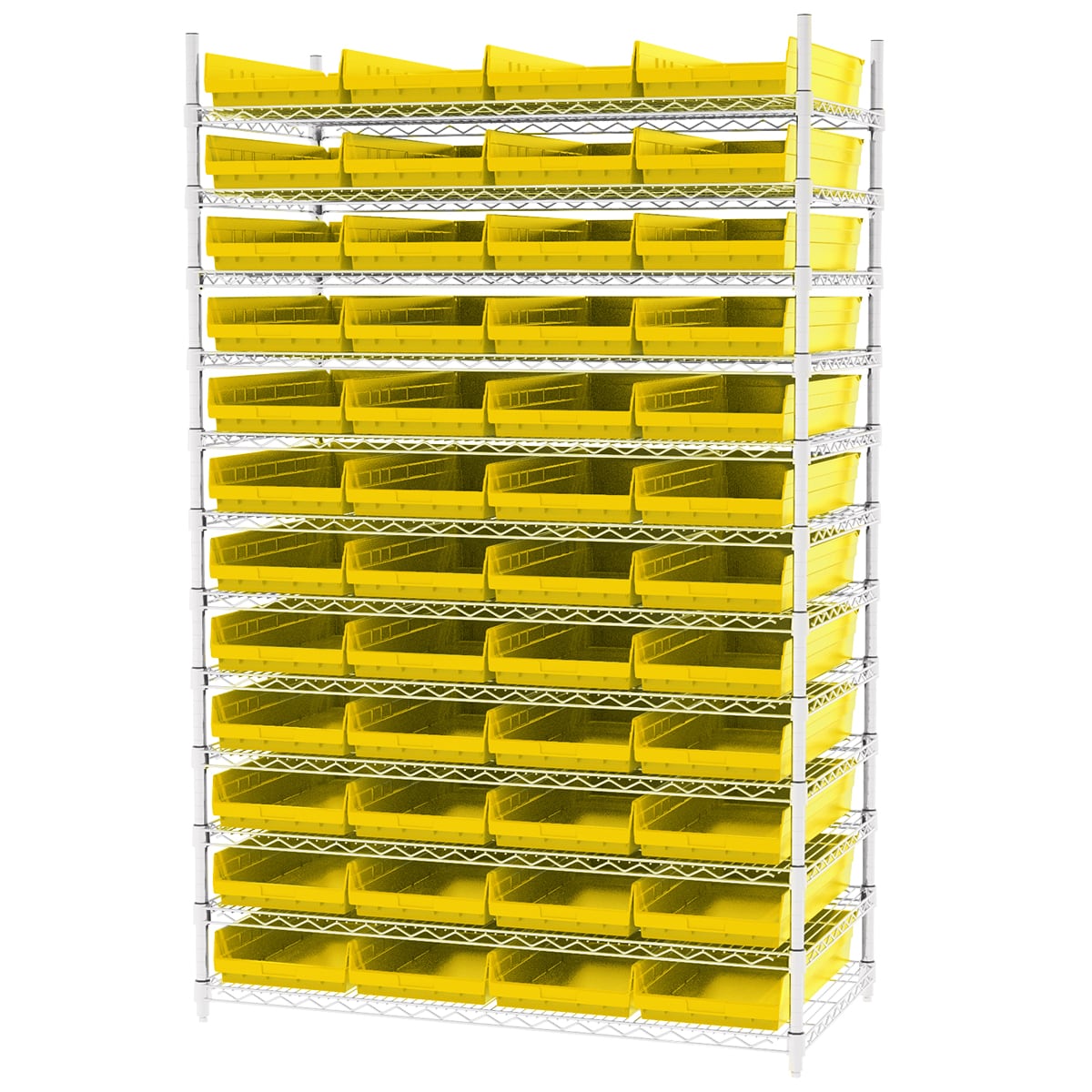 Akro-Mils AWS244830174 scaffale filo 12 ripiani 48 box