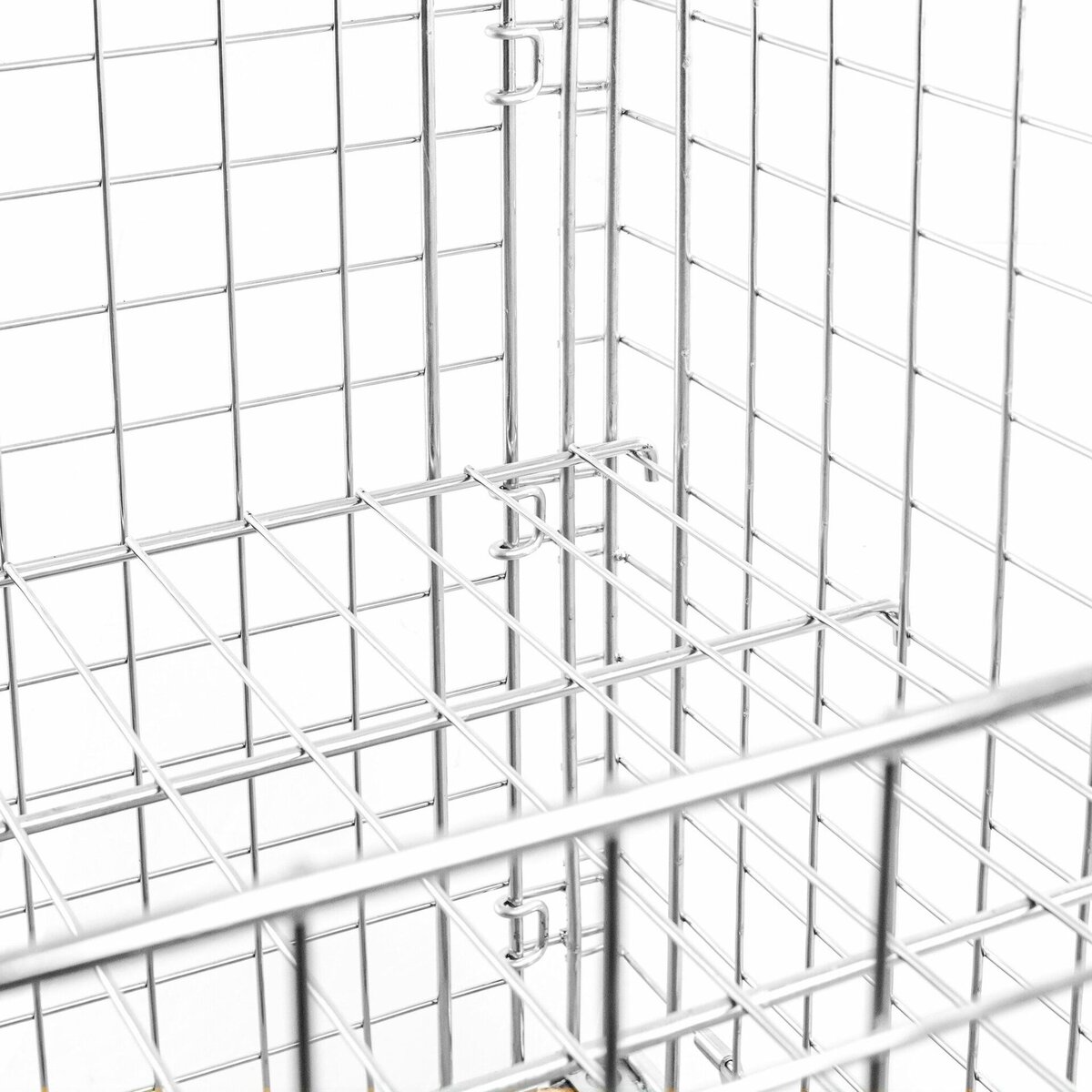Mega-M ripiano rete per Gitterbox zincato 121x75 cm 50 kg