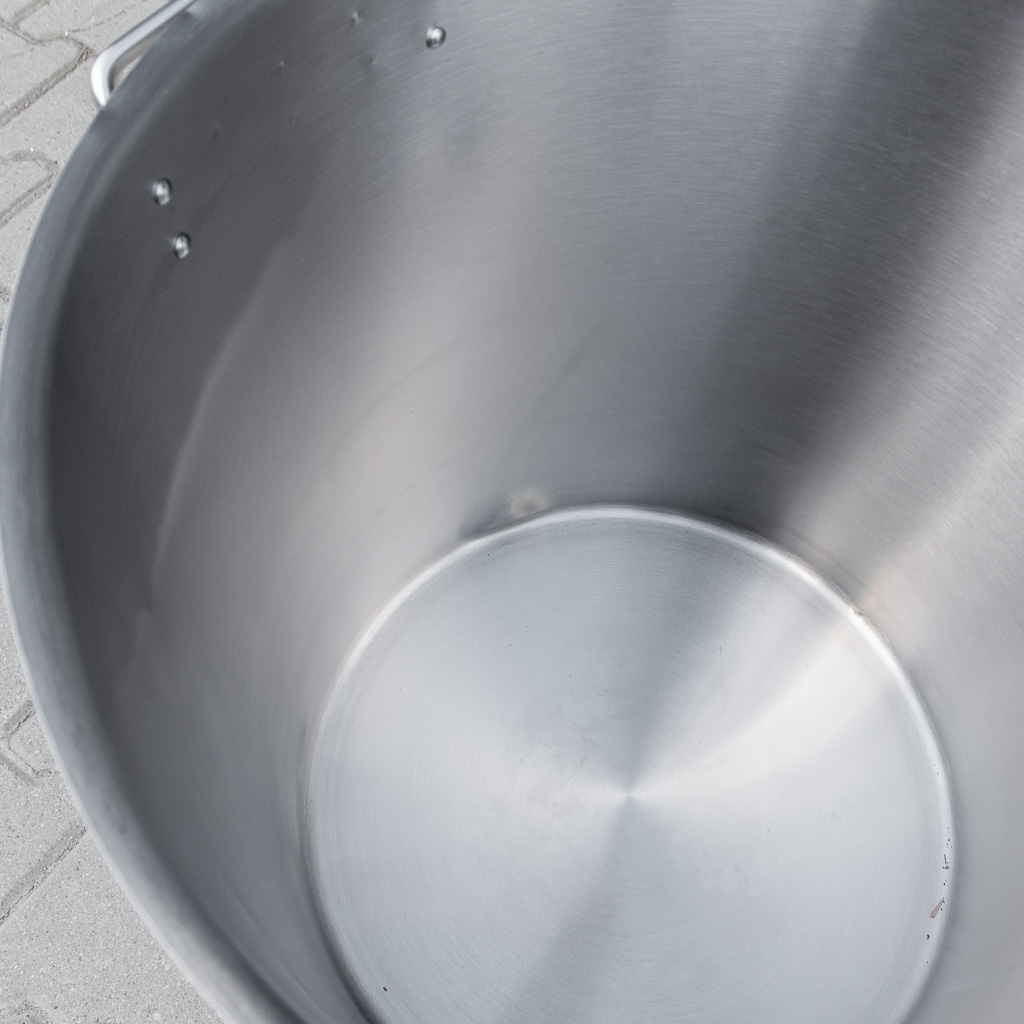 Mega-M Pentolone Inox 115L 50x60 cm con Coperchio
