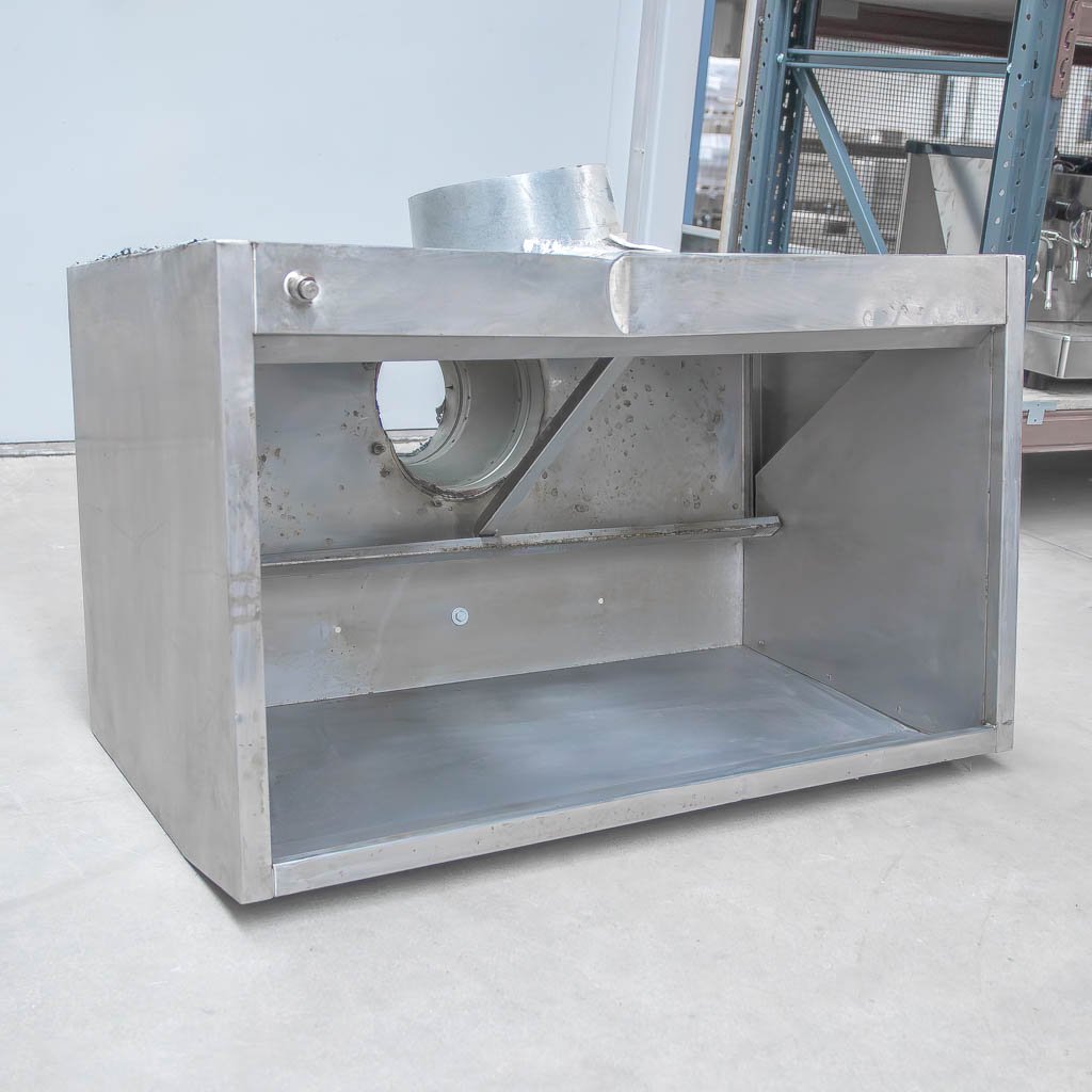 Cappa Trapezoidale 100x60x50 cm in Acciaio Inox