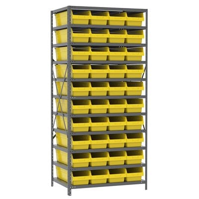 Akro-Mils AS2479084 scaffale metallo 11 ripiani 42 box ShelfMax