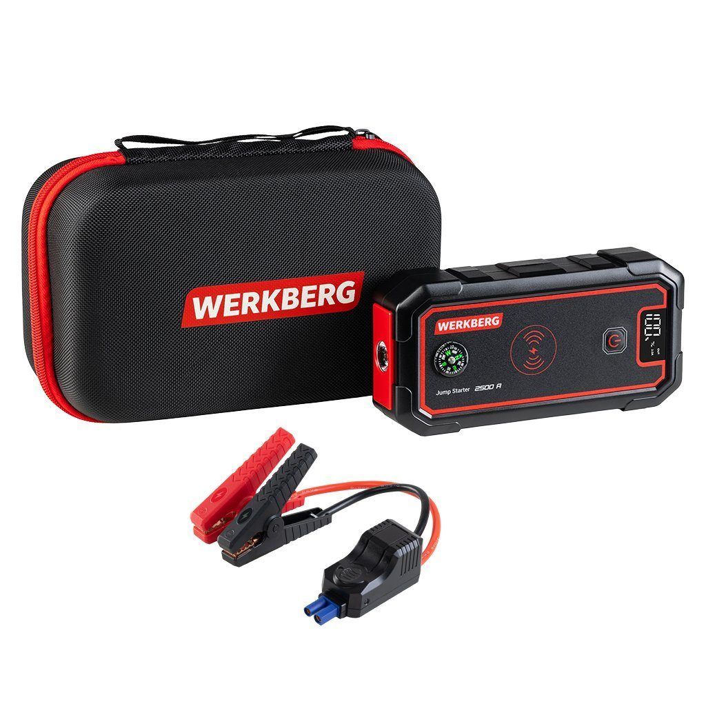 Werkberg AL005 avviatore batteria 23800mAh 2500A wireless
