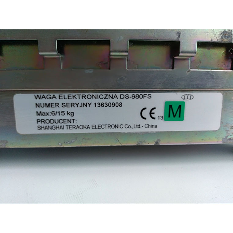 Digi DS-980FS bilancia banco 15 kg inox