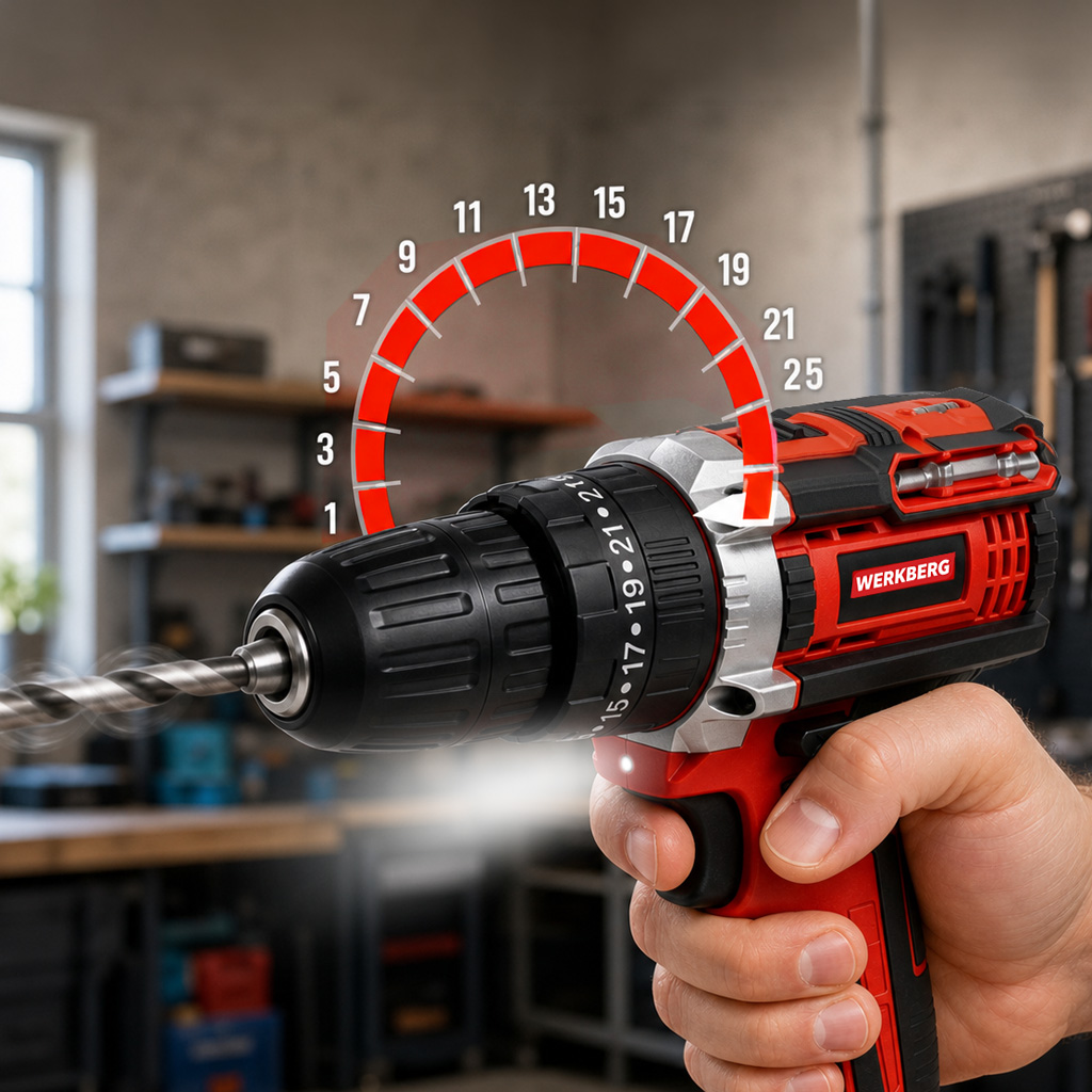 Werkberg WKRKQ102 Avvitatore a batteria 2 batterie