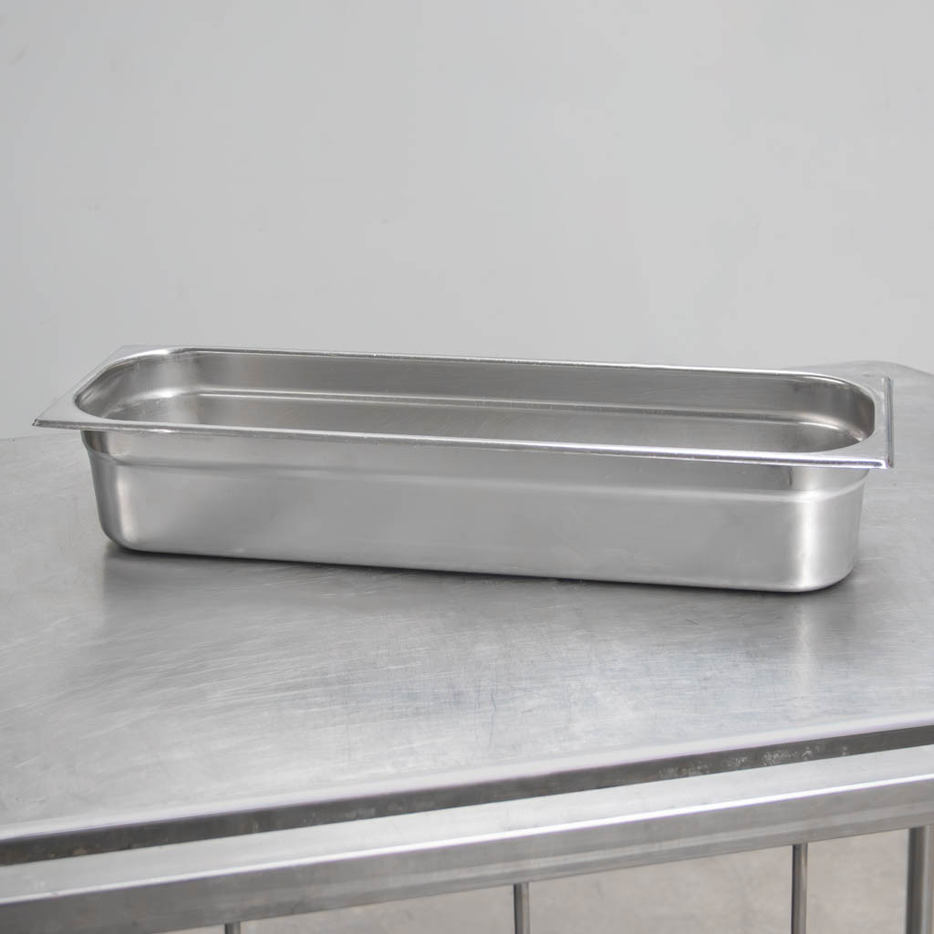 Contenitore GN 2/4 inox 16,2x53x10 cm usato