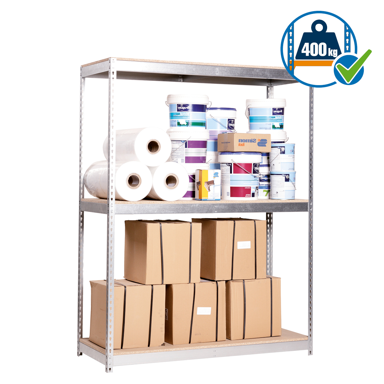 Simonrack EcoForte 3 Scaffale Truciolato 3 Ripiani
