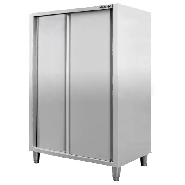 Mega-M armadio inox 2 porte scorrevoli 120x50x180 cm