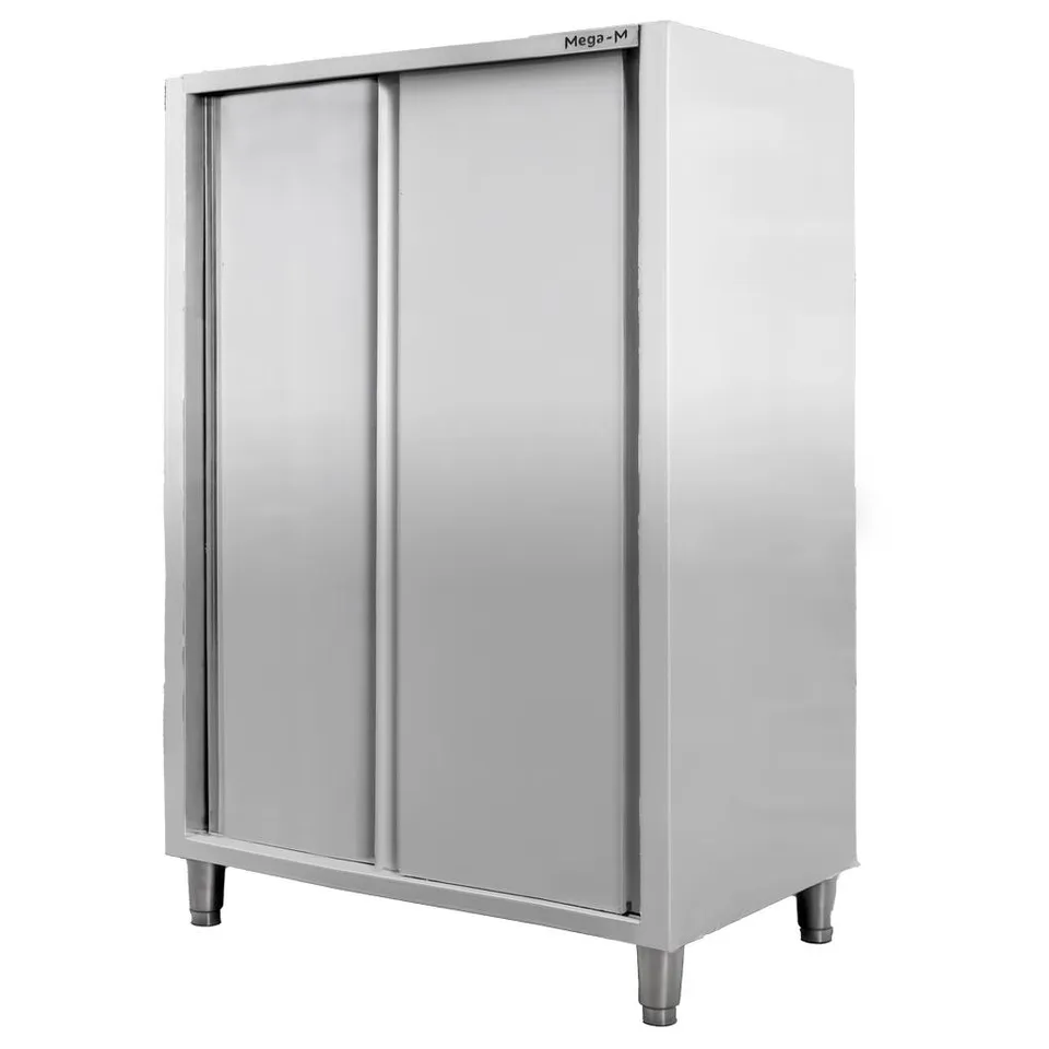 Mega-M armadio inox 2 porte scorrevoli 120x50x180 cm