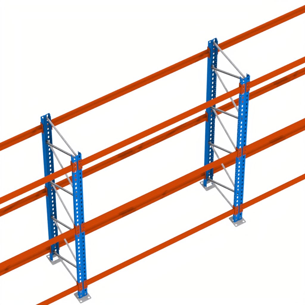 Mega-M XR scaffale magazzino 6 ripiani 842x80x200 250 kg