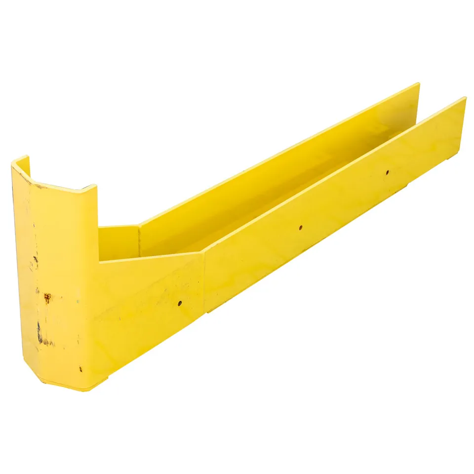 Protezione montante scaffale portapallet 130 cm gialla acciaio