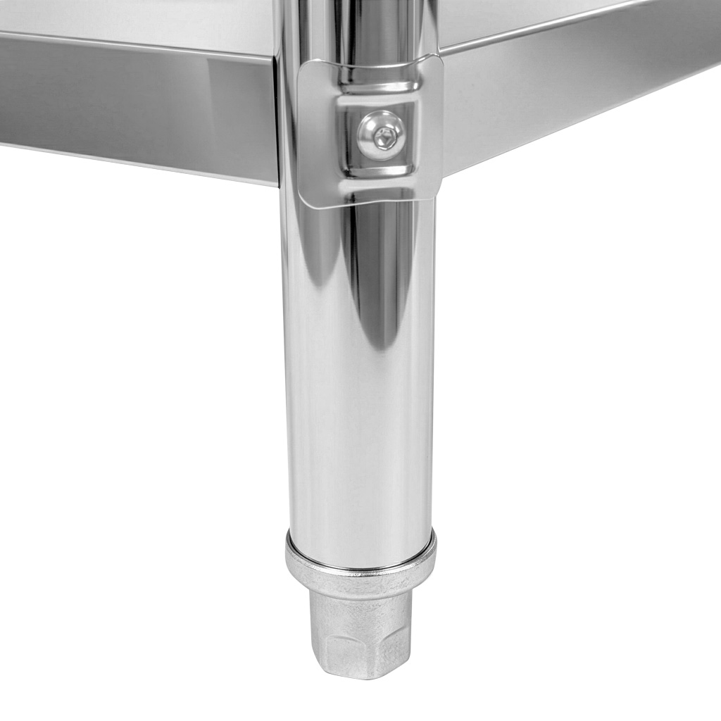 Mega-M X Standard 60x70x85 tavolo inox centrale con ripiano