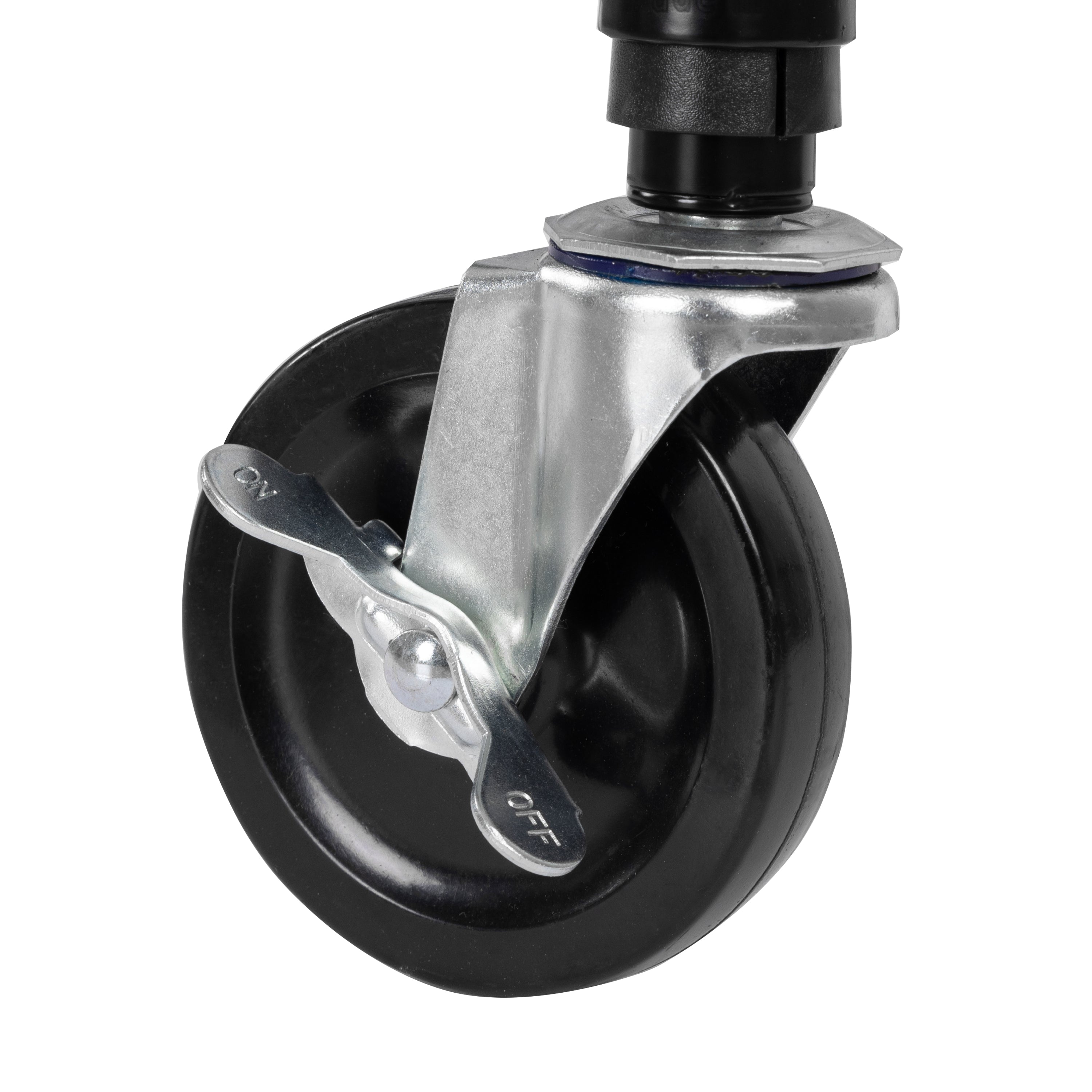 Seville Classics UltraDurable Scaffale 5 Ripiani Nero 122 cm