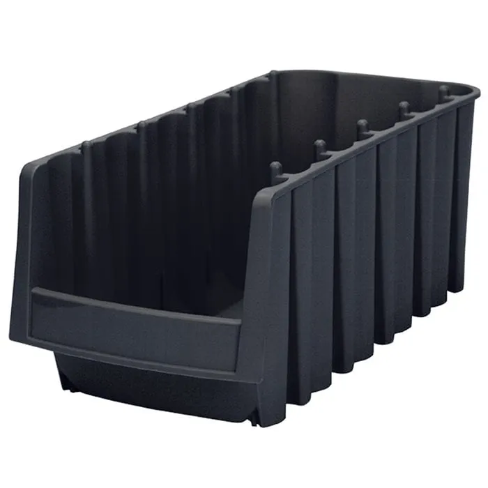 Akro-Mils 30778 cassetta scaffale nera 7" impilabile