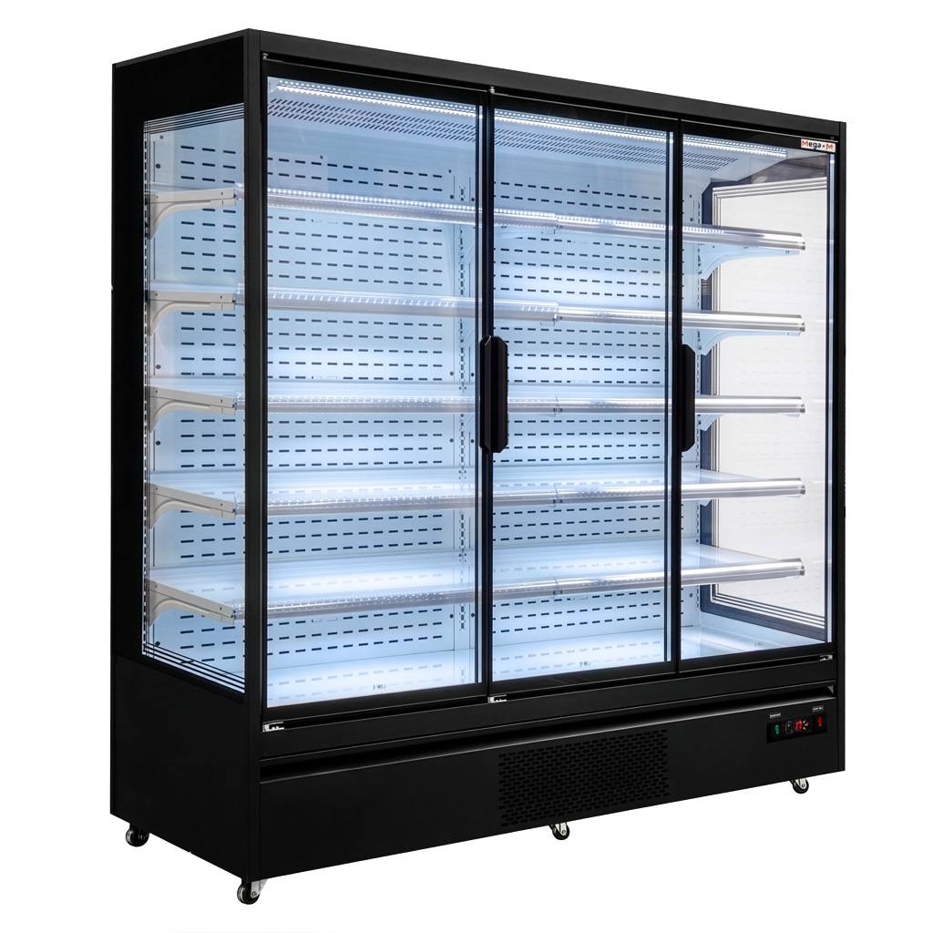 Mega-M Hugo Plus RU L-188 armadio frigo porte vetro LED