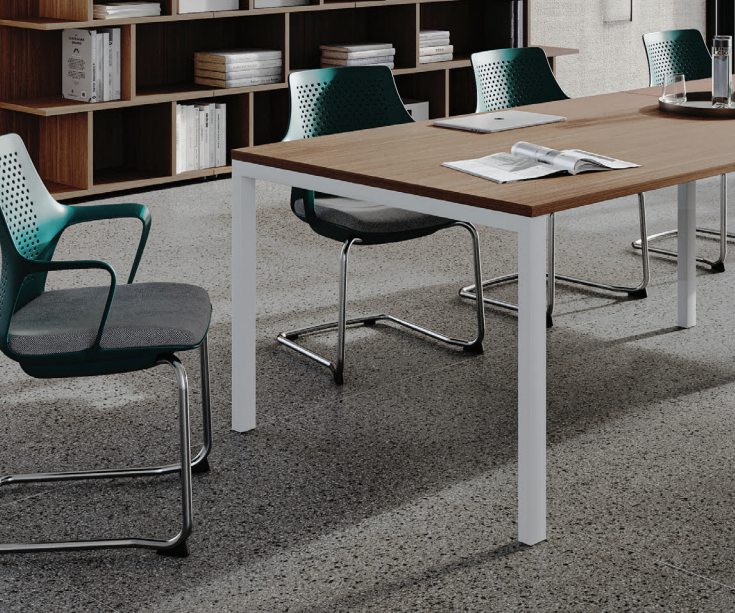 Agosistem Klever Scrivania Ufficio Bianca Made in Italy