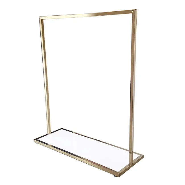 Agosistem Stender fisso oro base bianca 106 cm