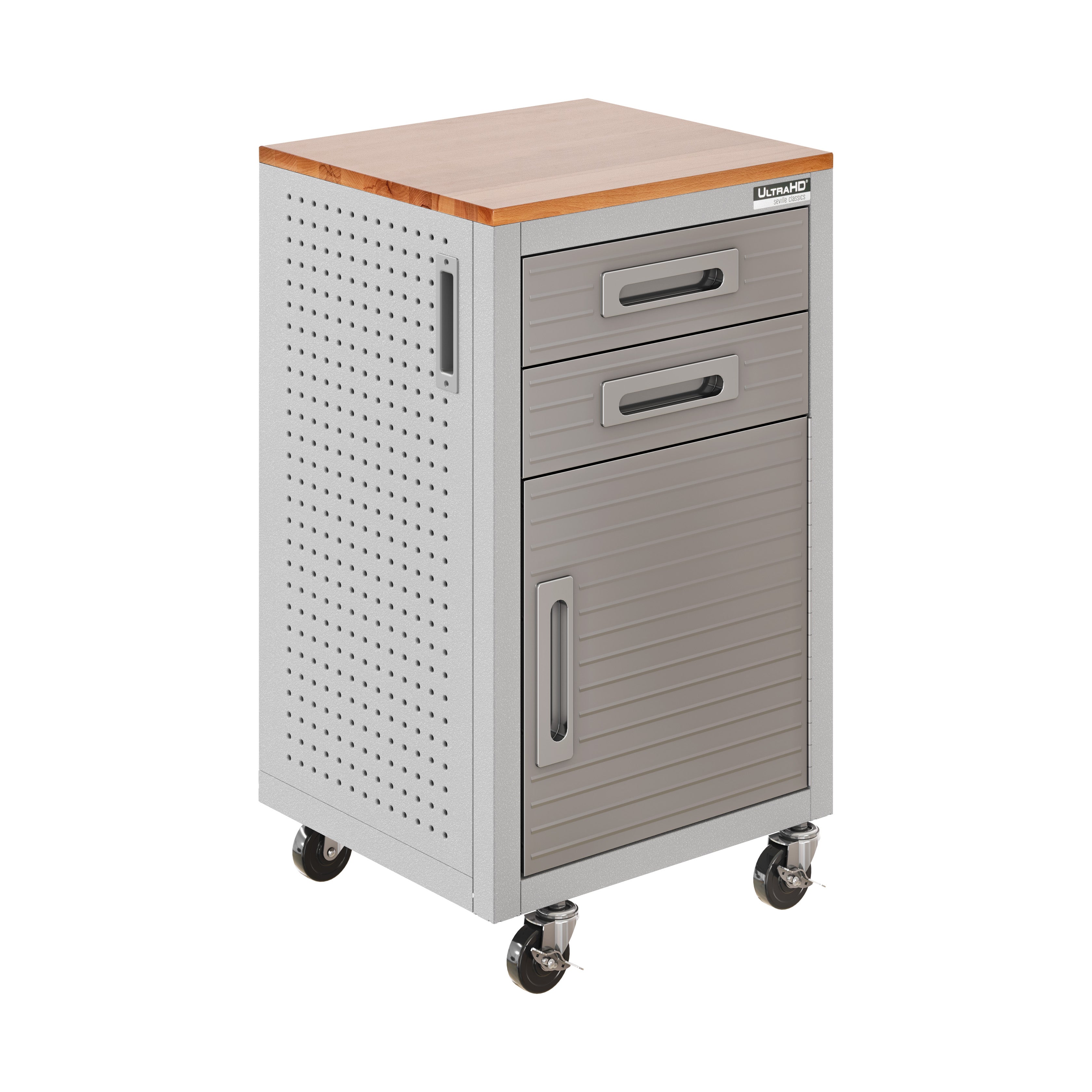 Seville Classics UltraHD mobile officina grafite 2 cassetti