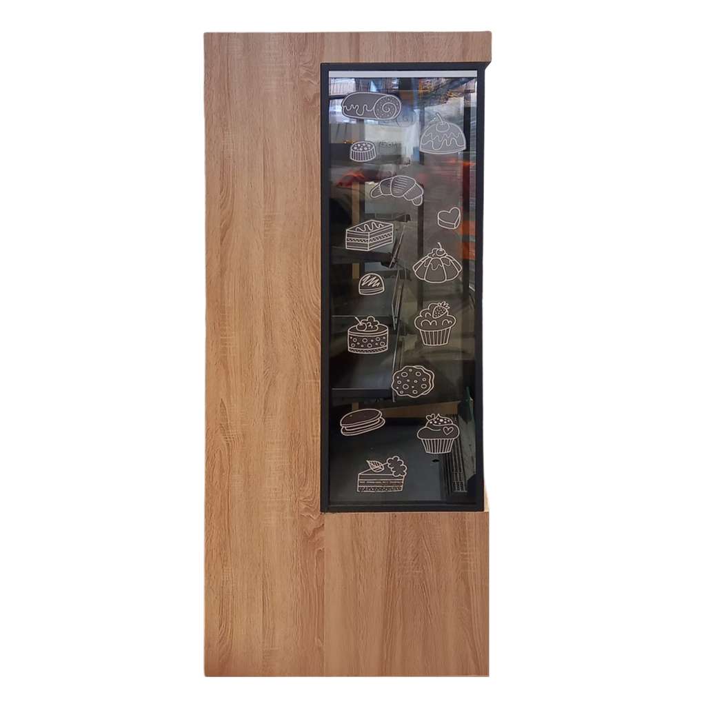 JBG2 Vetrina Pasticceria Aperta 66x76x200 cm Plug-In